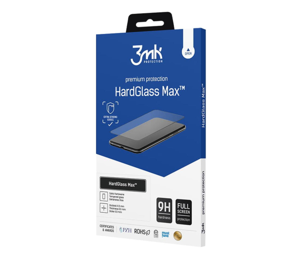 3MK Szkło HardGlass Max do iPhone 12/12 Pro 5903108291736 - 598864 - zdjęcie